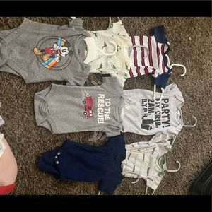 33 Baby boy onesies newborn-3m